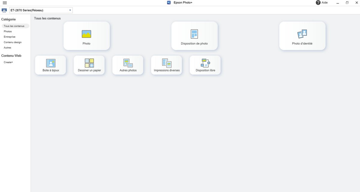 Epson Photo+ permet de s'organiser rapidement © Vincent Touveneau