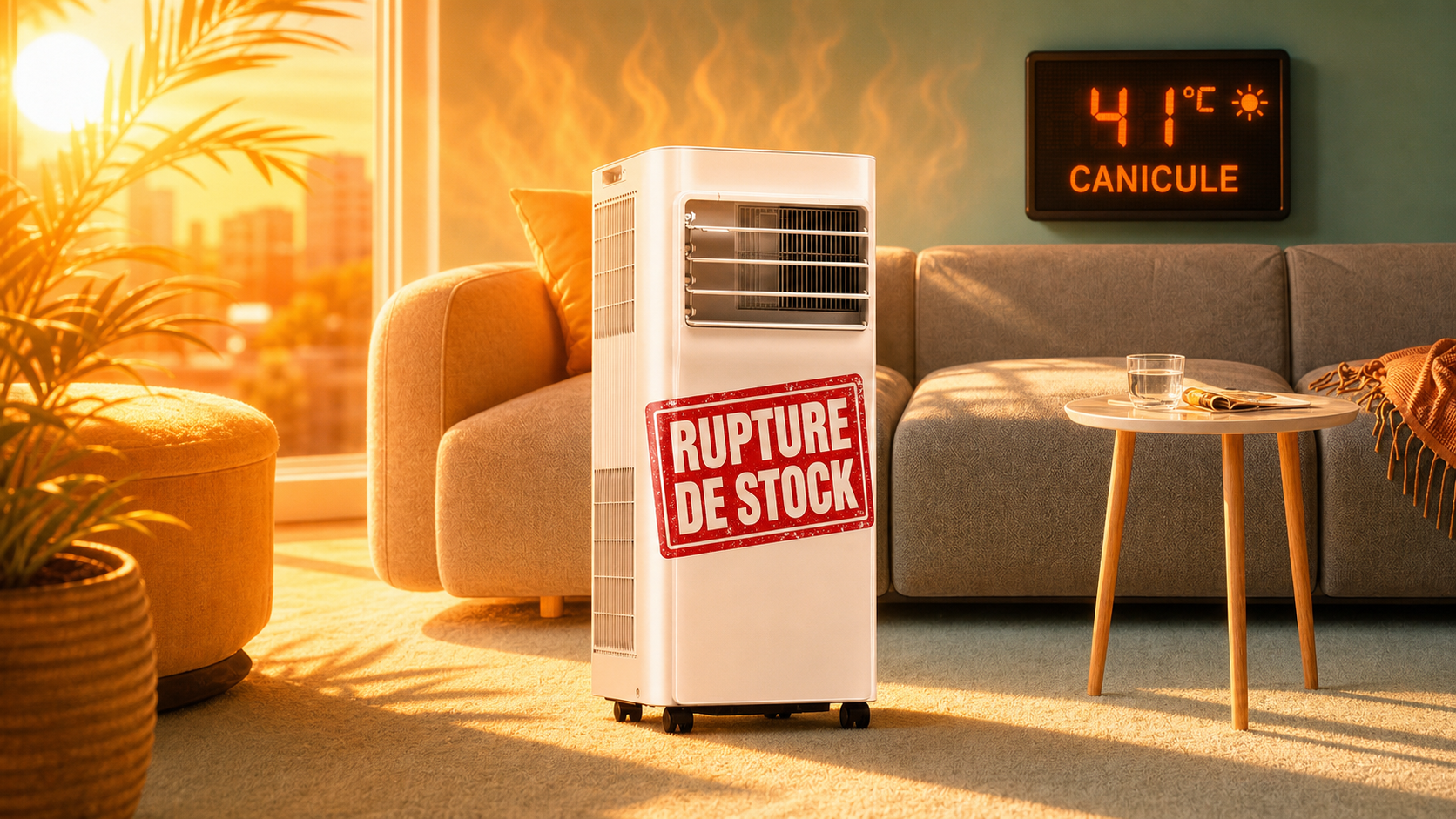 canicule climatiseur en stock