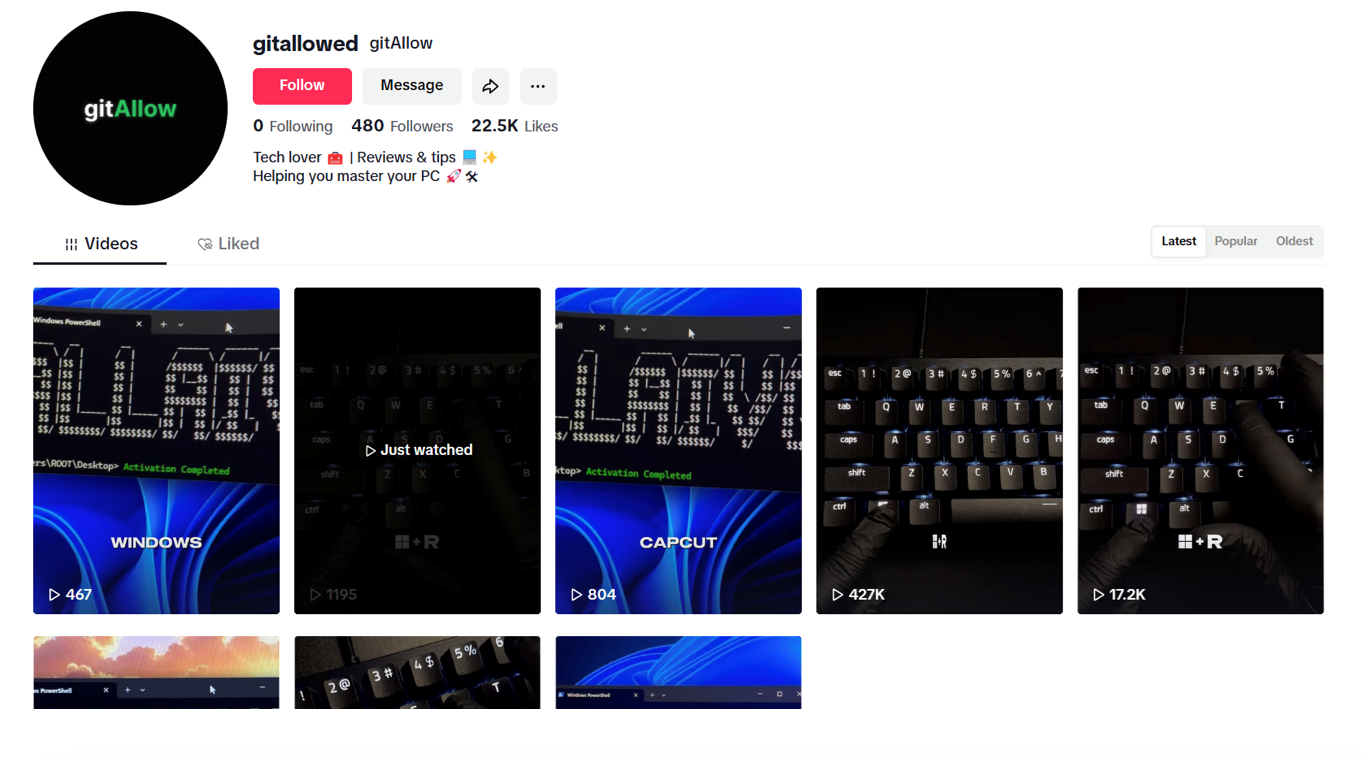 20 000 likes, 500 000 vues : les pseudo-tutos pour cracker des logiciels payants fleurissent sur TikTok, diffusent des infostealers, et connaissent déjà un succès inquiétant. © Trend Micro