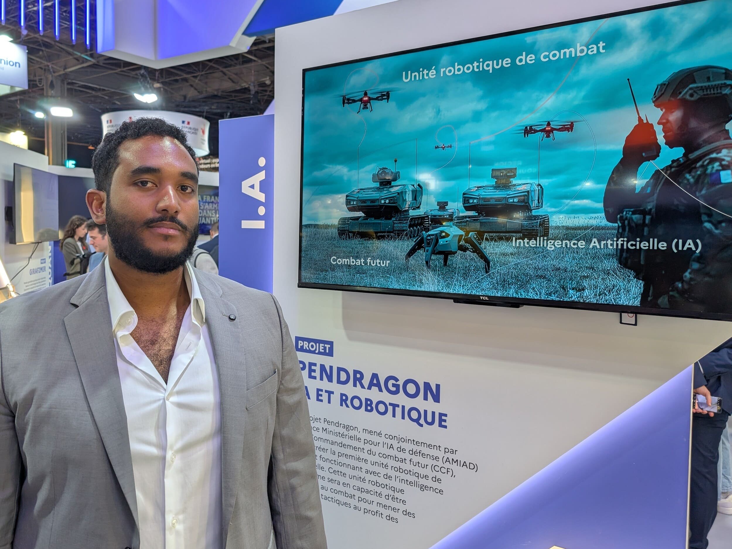 Théo Pierre a présenté Pendragon à Clubic, durant VivaTech © Alexandre Boero / Clubic