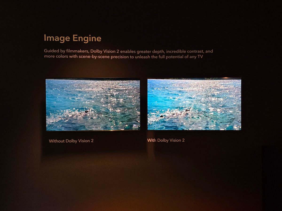 Démonstration de l'Image Engine chez Dolby lors du CES 2026. © Matthieu Legouge