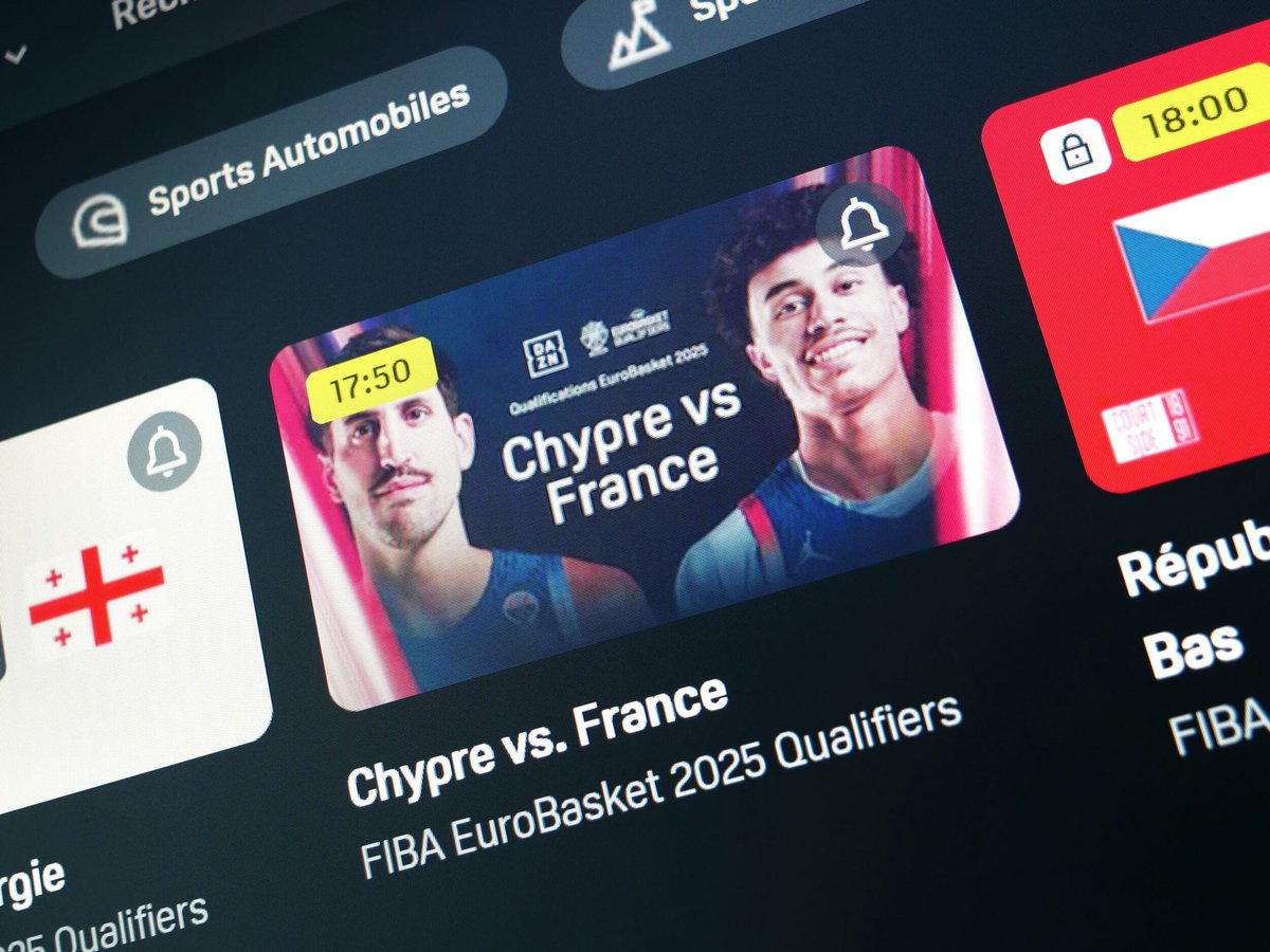 DAZN fait plaisir aux fans de basket, en offrant deux matchs des Bleus cette semaine © Alexandre Boero / Clubic