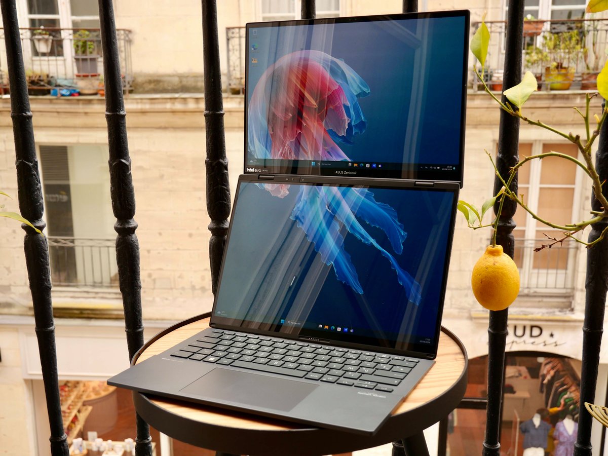 Le Zenbook Duo 2024, un PC portable pas comme les autres // © Nathan Le Gohlisse pour Clubic