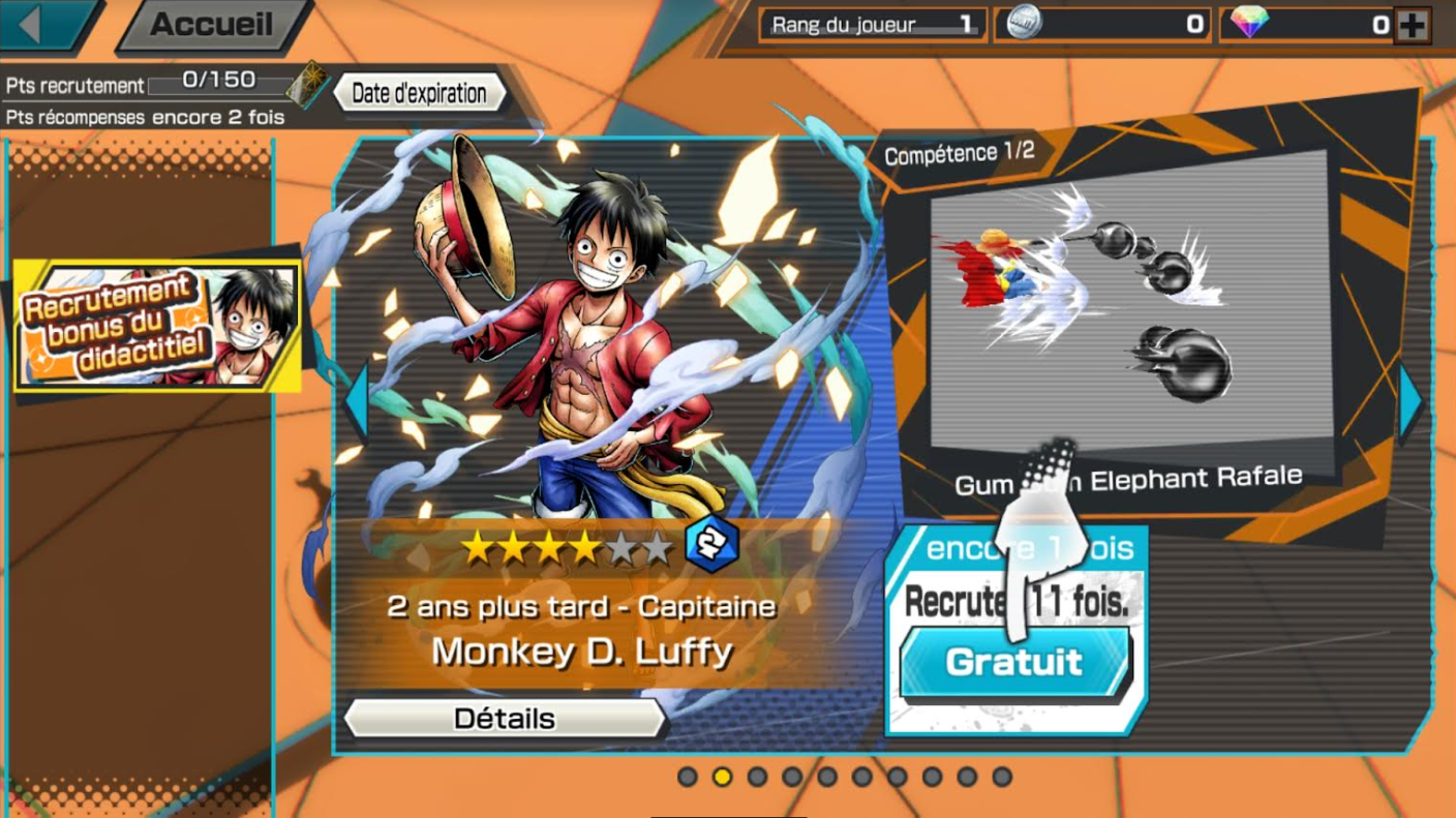 Sortie du jeu One Piece: Bounty Rush, 01 Février 2019 - Manga news