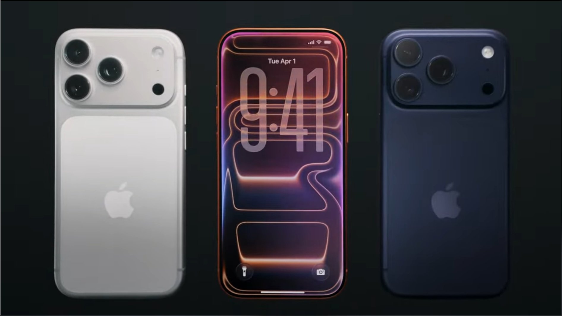 Les iPhone 17 Pro. © Apple