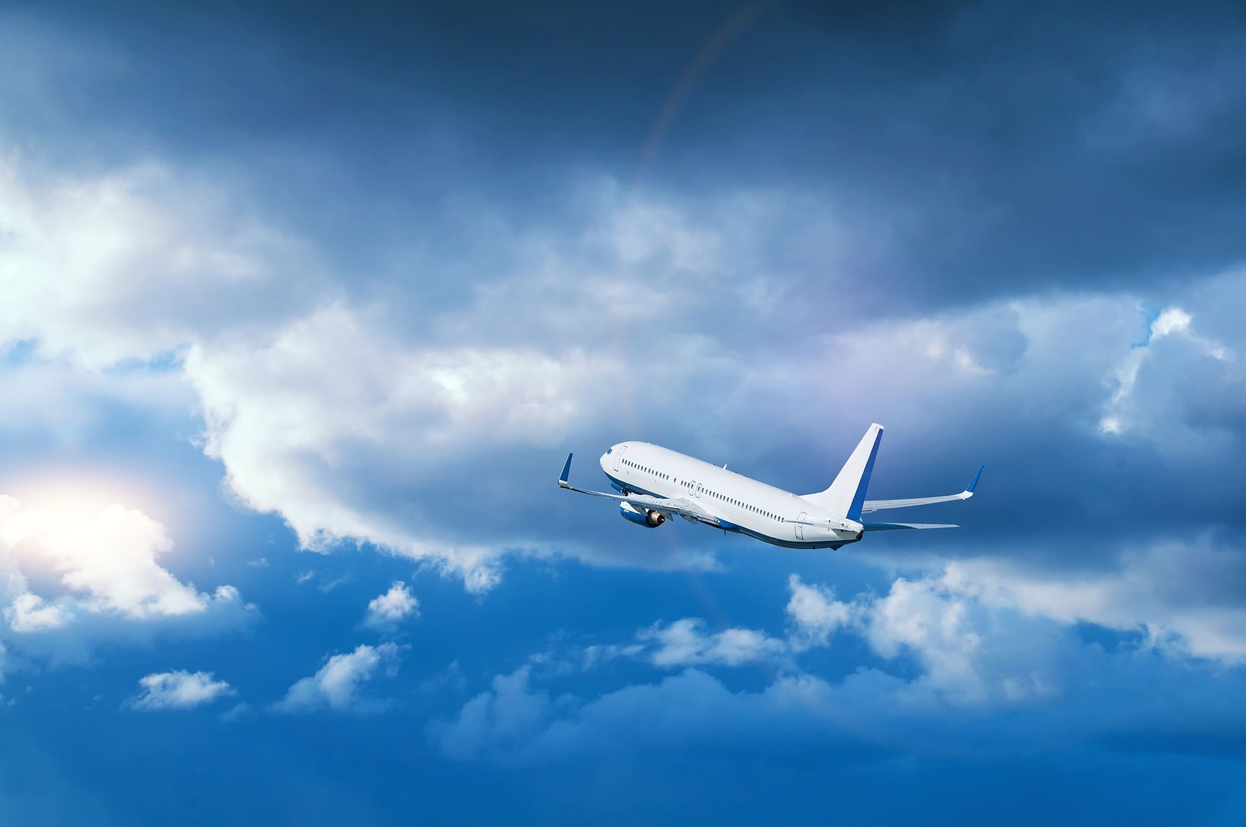 Un avion en plein vol © Synthetic Messiah