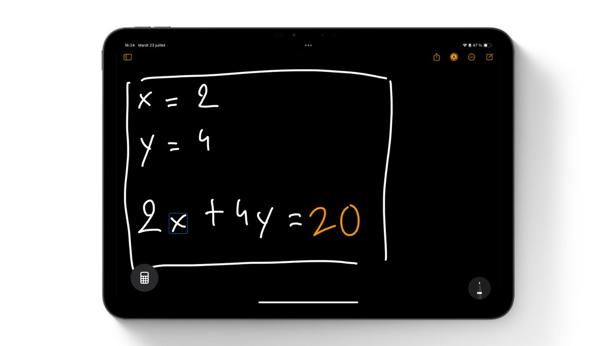 Calcul automatisé des équations © Clubic.com