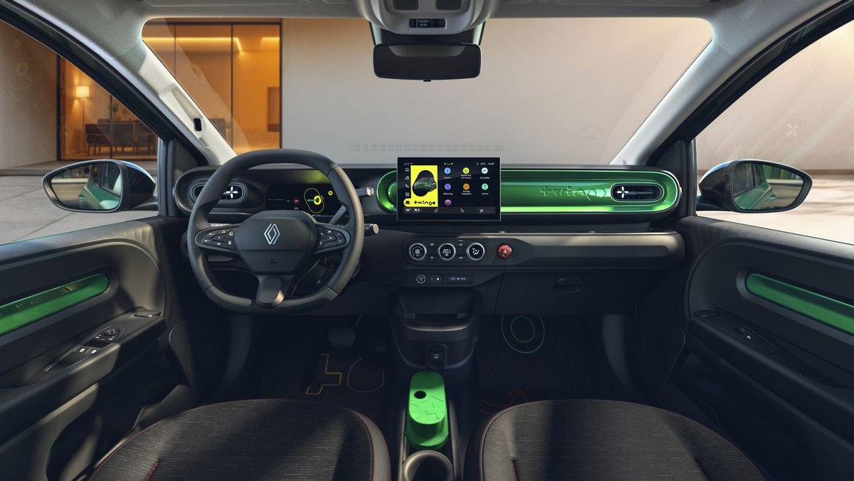 L'intérieur de la nouvelle Renault Twingo E-Tech electric 2025. ©Renault