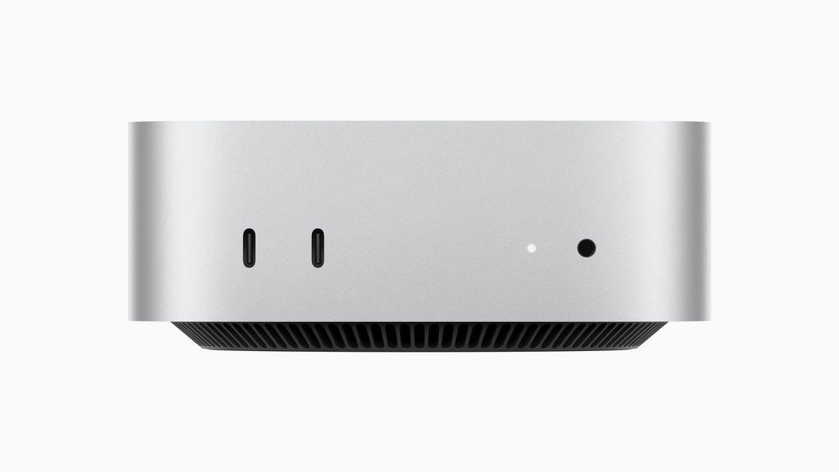 Mac mini M4 port avant