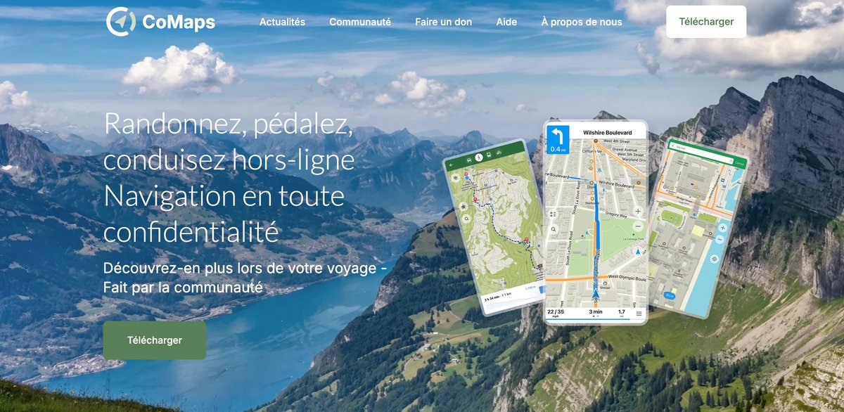 Du nouveau pour CoMaps. ©CoMaps