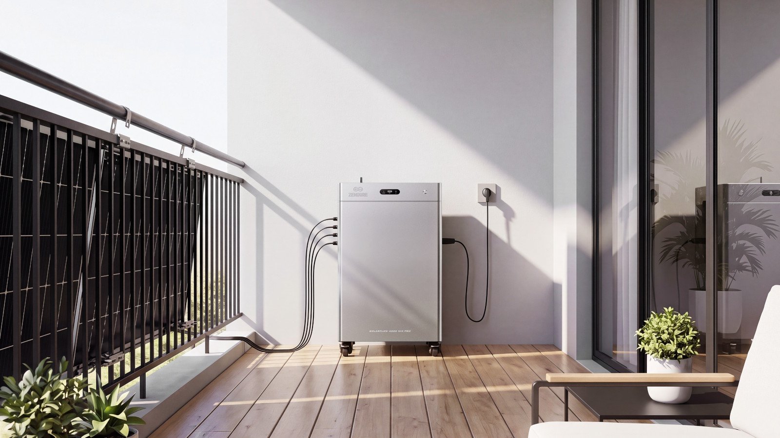 La nouvelle batterie domestique SolarFlow Mix. ©Zendure