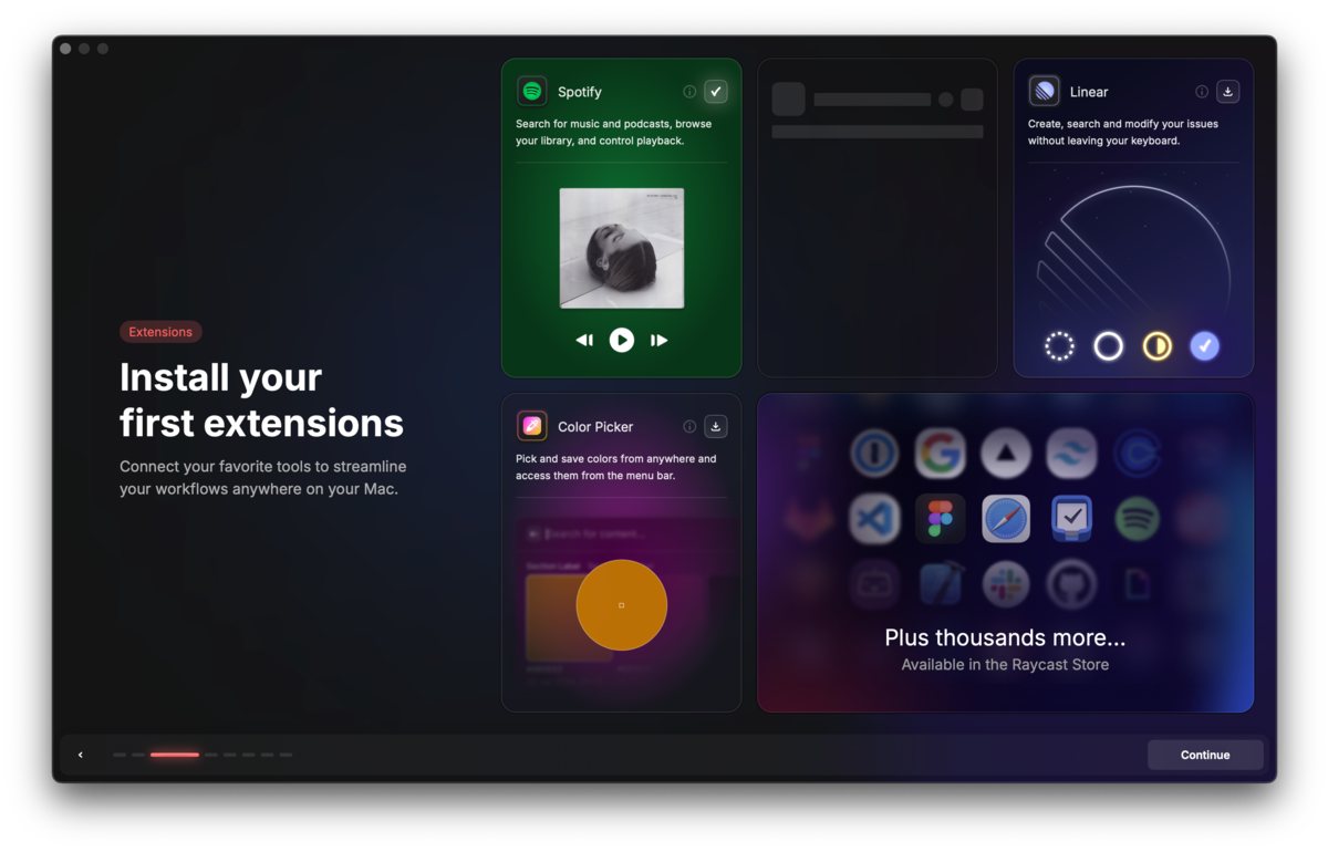 Connectez vos extensions préférées pour optimiser vos flux de travail sur votre Mac.