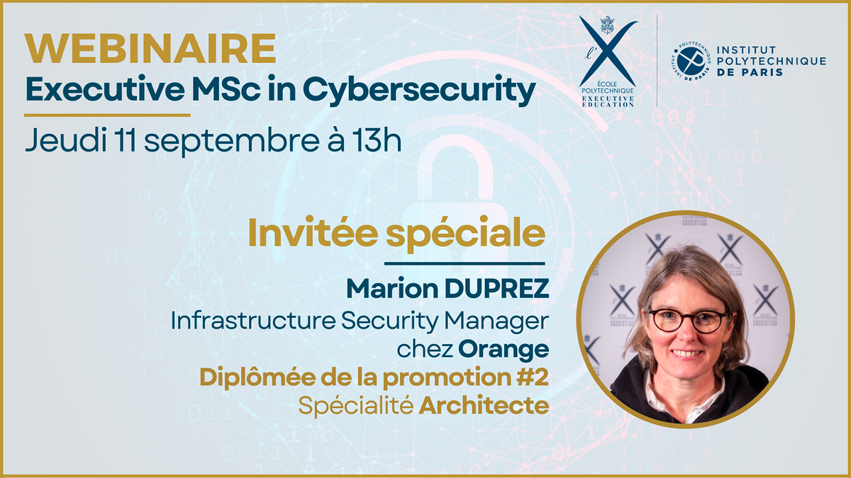 Inscrivez-vous au webinaire proposé le 11 septembre 2025. © Ecole Polytechnique