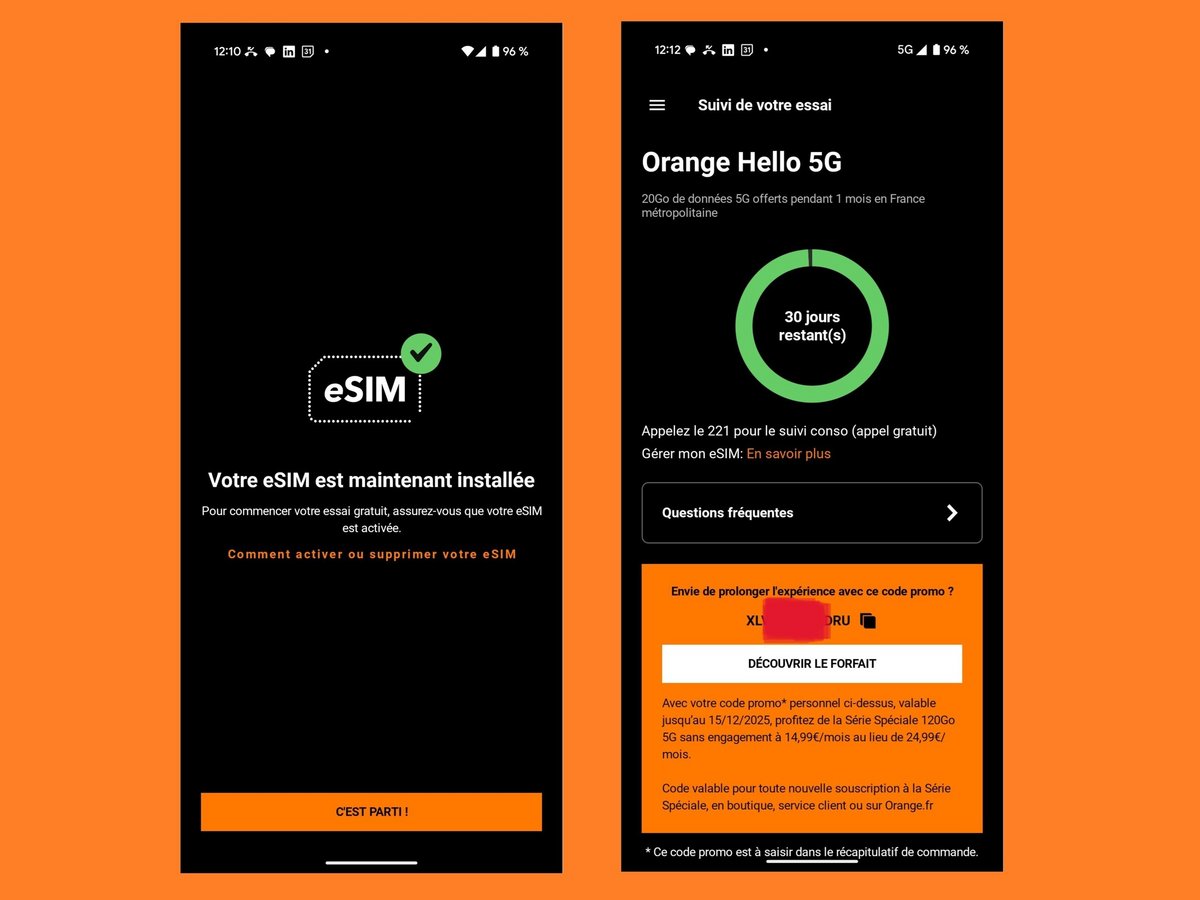 L'application est simple à prendre en main © Alexandre Boero / Clubic