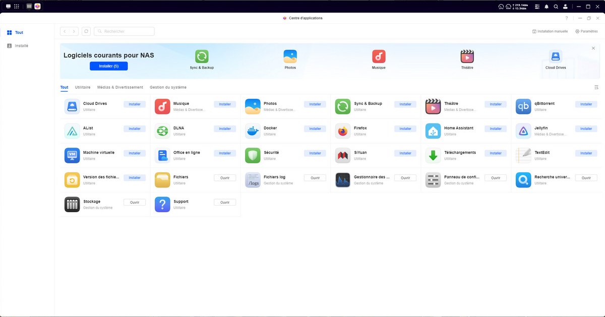 Le centre d'applications manque encore de contenu. ©Nerces pour Clubic