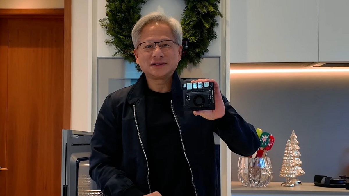 Jensen Huang vous fait un dernier cadeau avant les fêtes. © NVIDIA