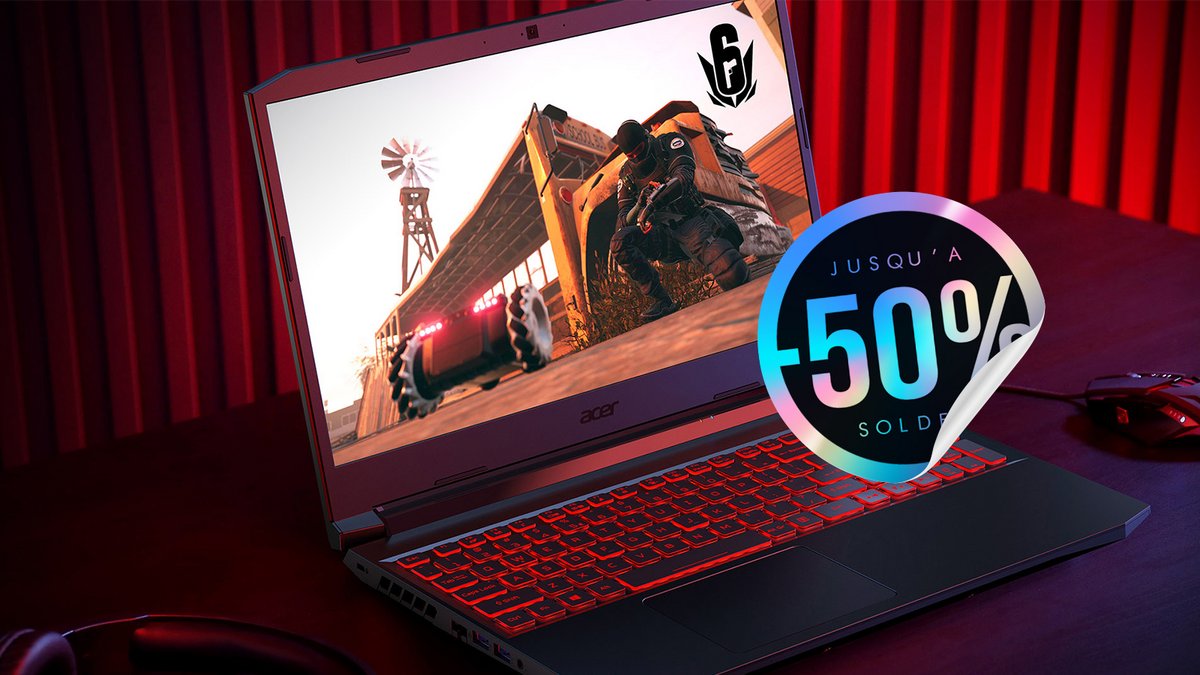 Le célèbre Acer Nitro 5 AN515 en promo chez Rue du Commerce.