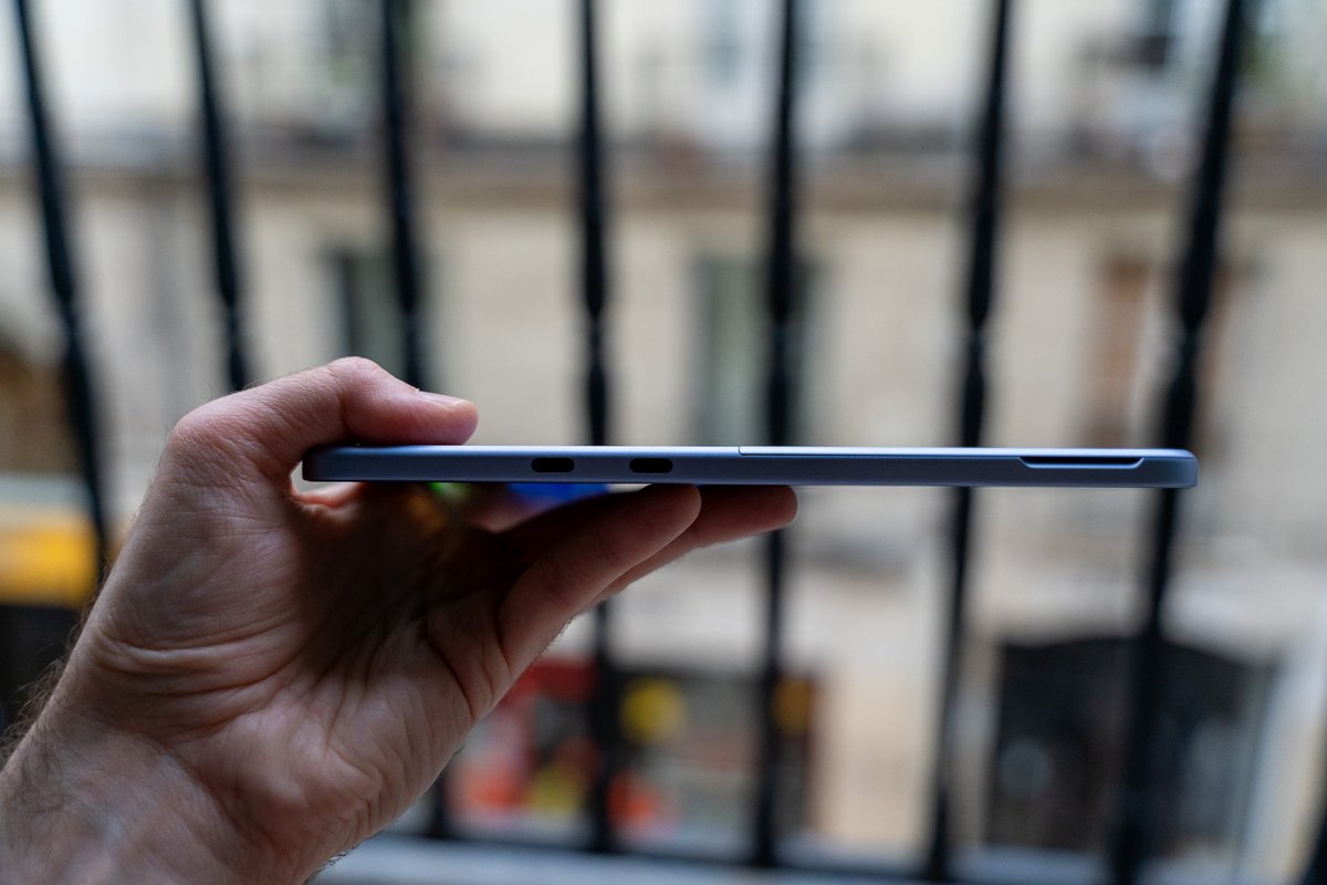 Deux ports USB-C sont installés sur le côté droit. © Nathan Le Gohlisse pour Clubic