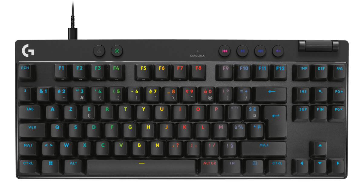 Le Logitech PRO X TKL Rapid © Logitech