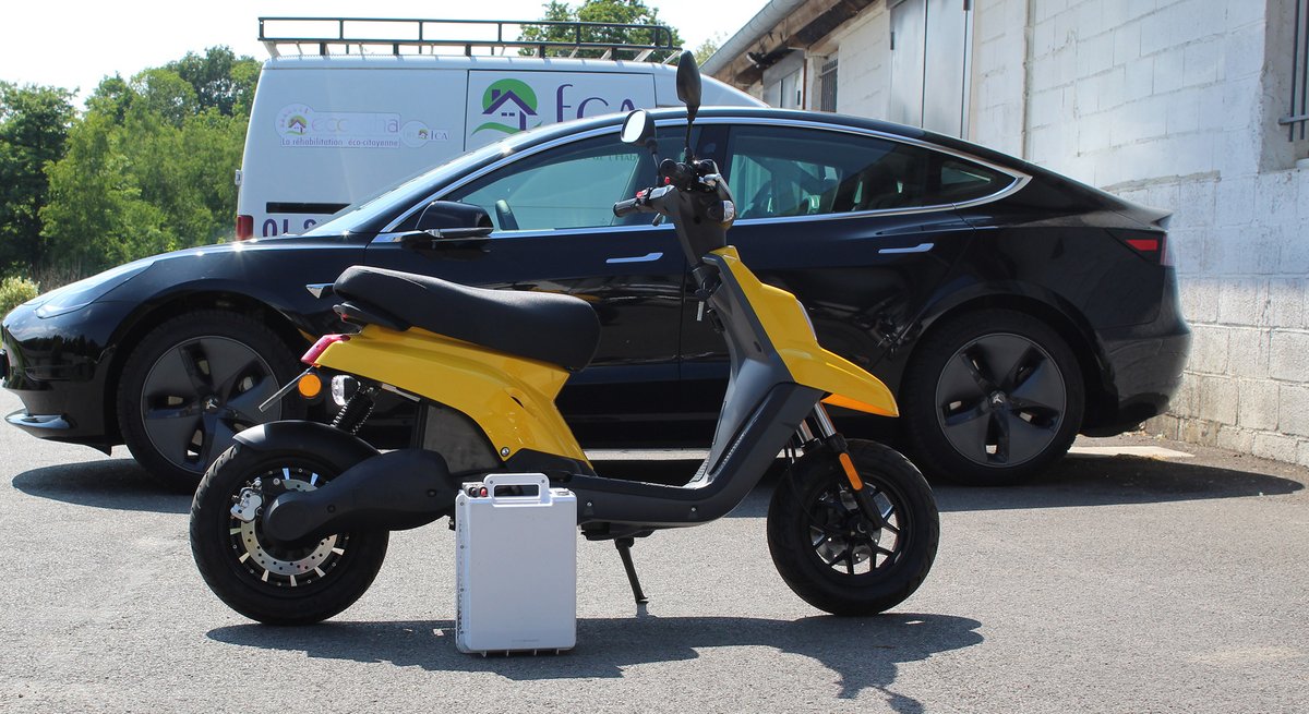 Scooter Go2Roues, le scooter terminé