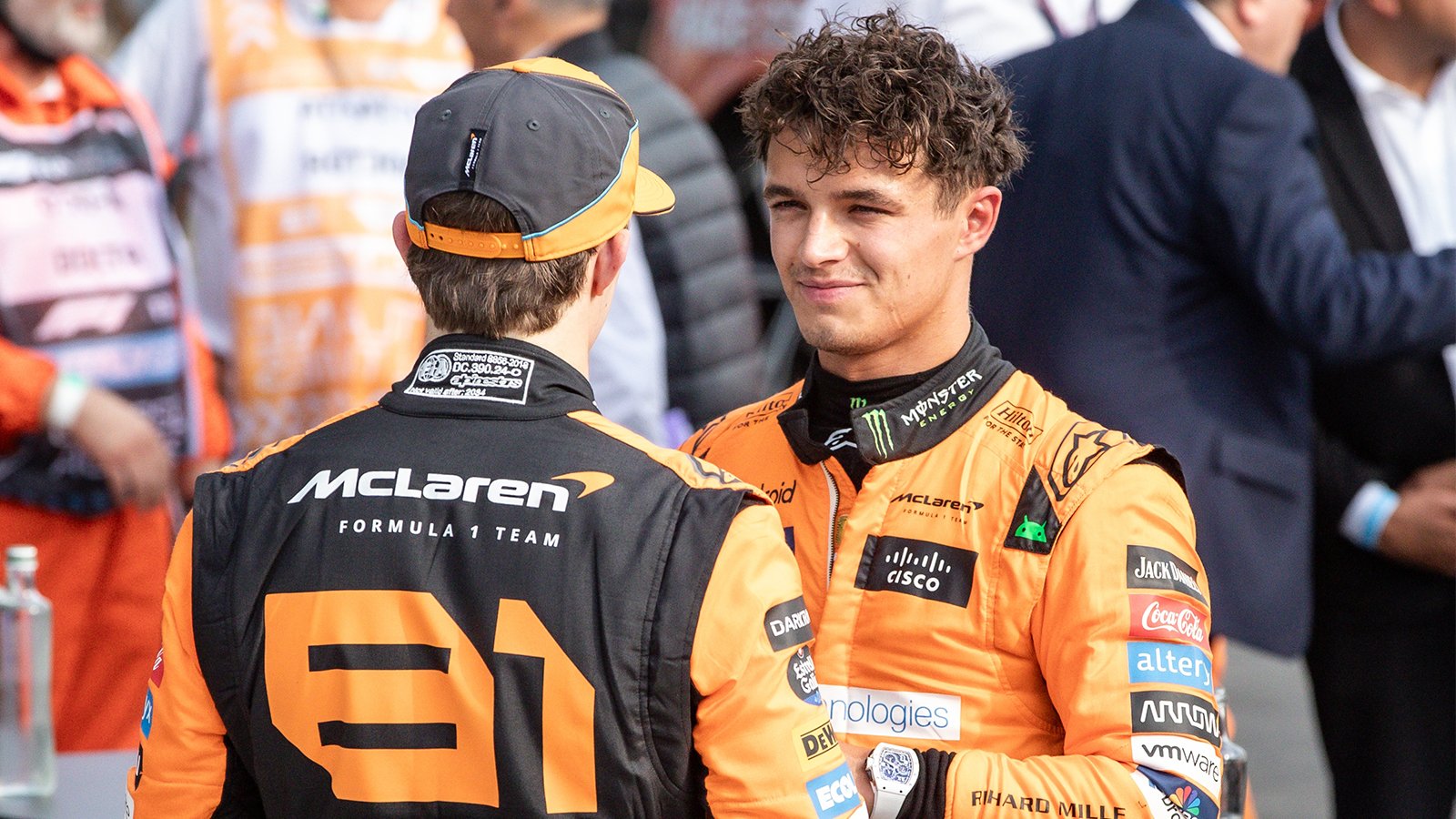 Lando Norris et son coéquiper Oscar Piastri ©Shutterstock