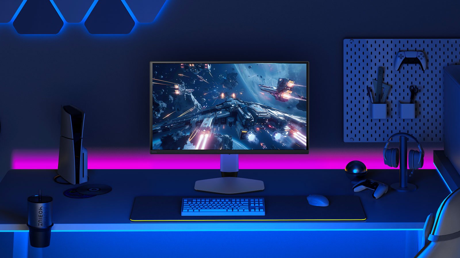 Le BenQ EX271UZ ne mise pas seulement sur ses specs : il promet une véritable expérience immersive pour les joueurs exigeants. ©BenQ