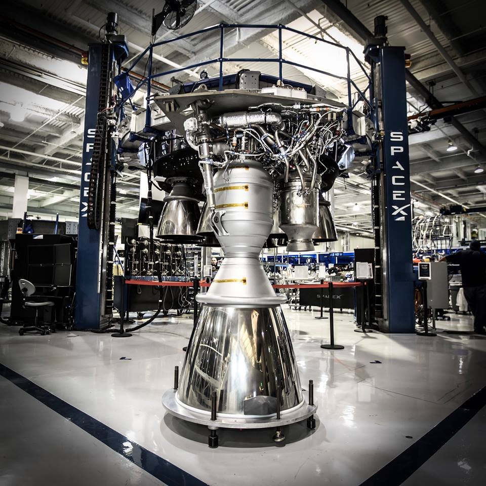 Le moteur Merlin 1D, s'il n'est pas le plus puissant de sa catégorie, est définitivement identifié comme l'un des plus fiables jamais conçus © SpaceX