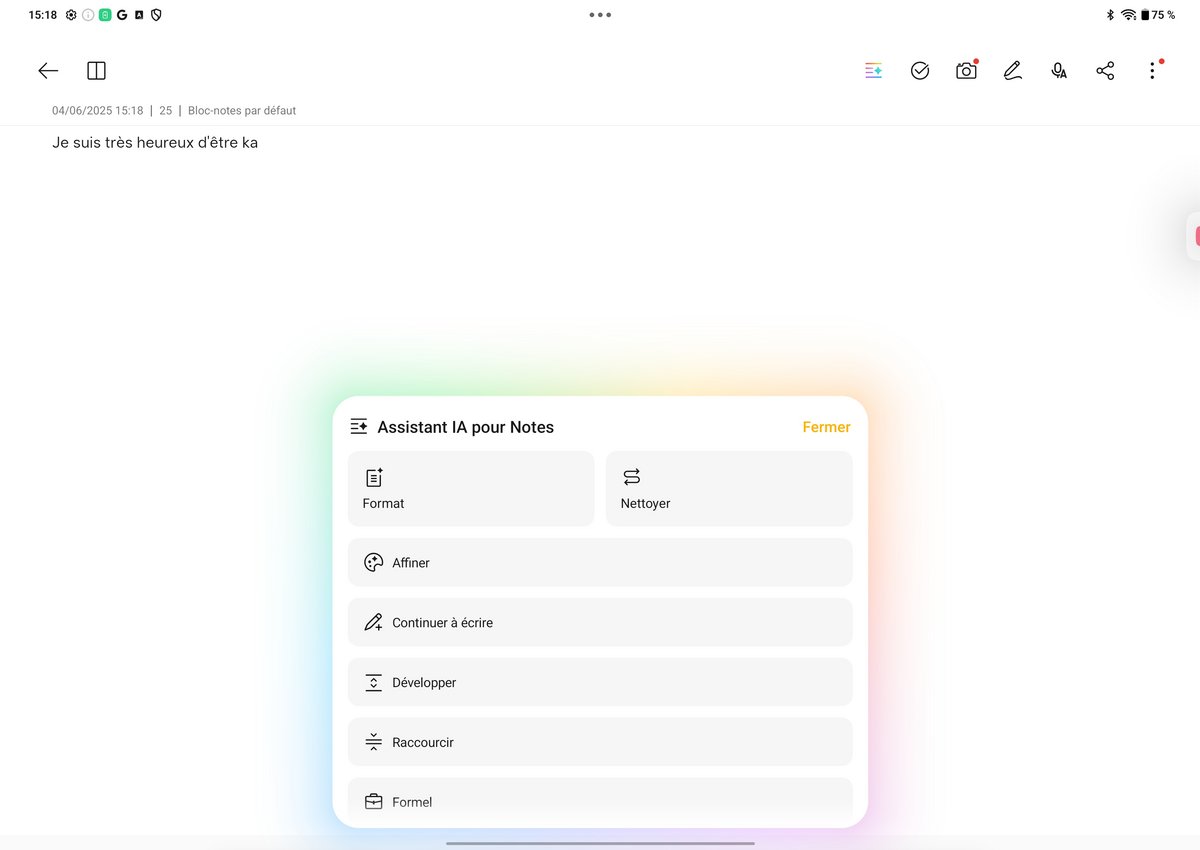 OnePlus Pad 3 Assistant IA