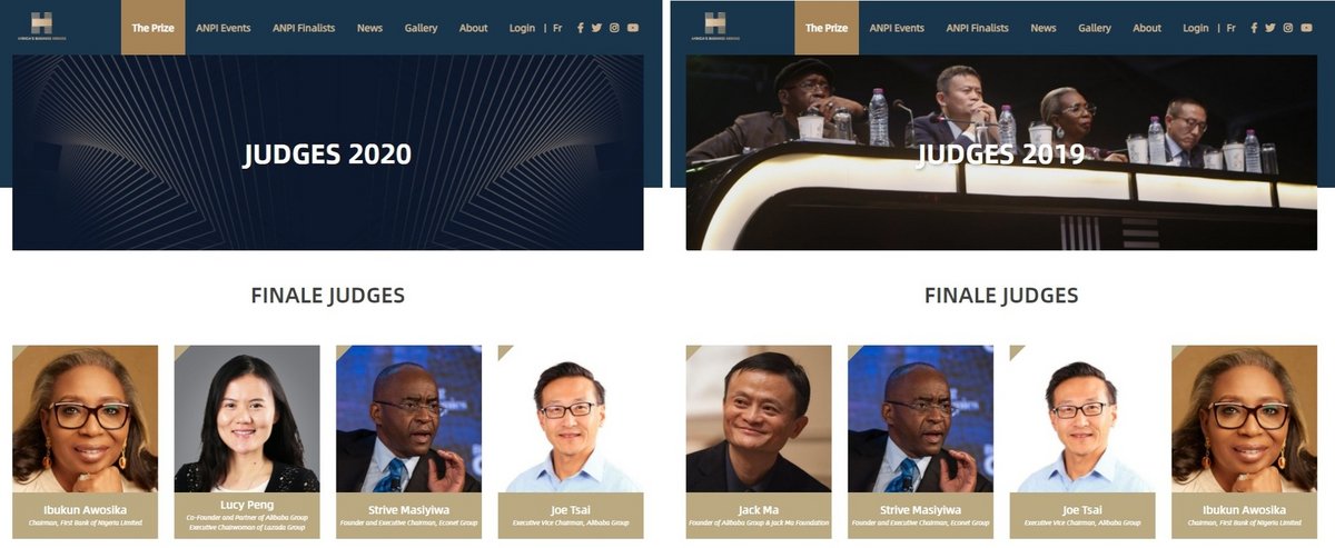 Jack Ma a été remplacé pour la saison 2020 du concours "Africa’s Business Heroes" (Capture d'écran © Clubic)