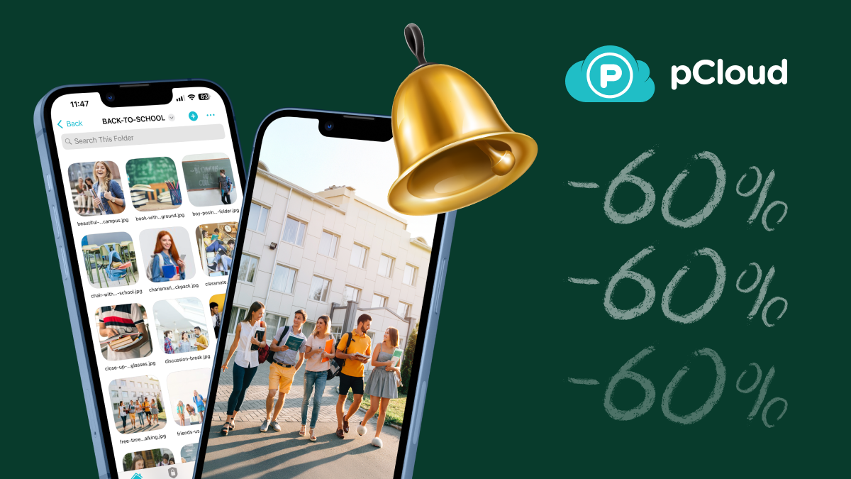 Profitez de la rentrée pour sécuriser vos fichiers : pCloud affiche -60 % sur ses offres Familiales © pCloud