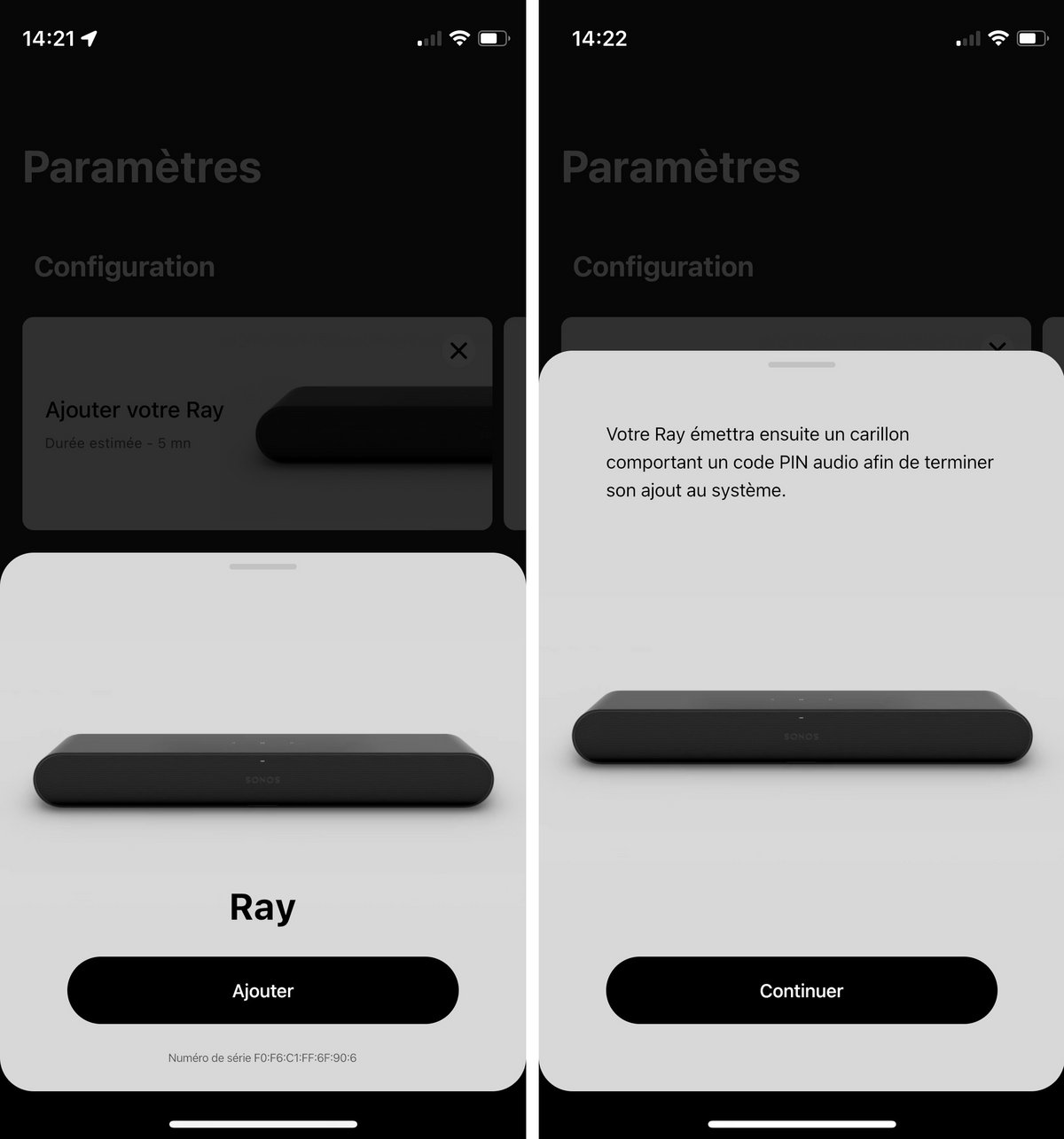 Test Sonos Ray install