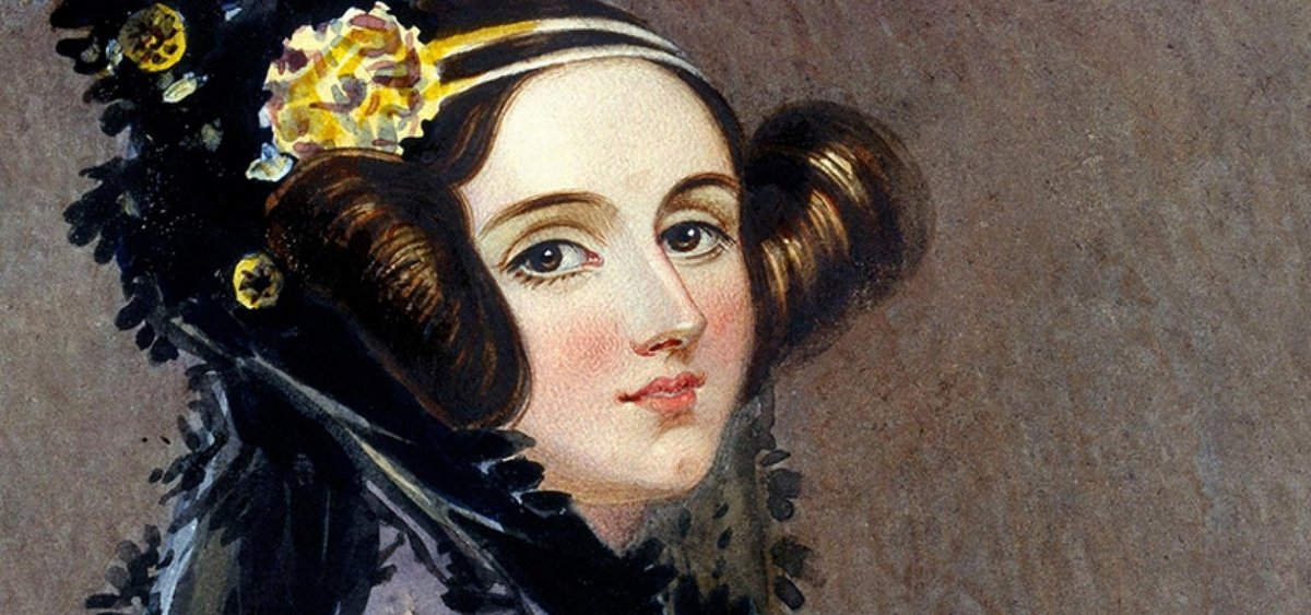 Ada Lovelace par Alfred Edward Chalon (détail)