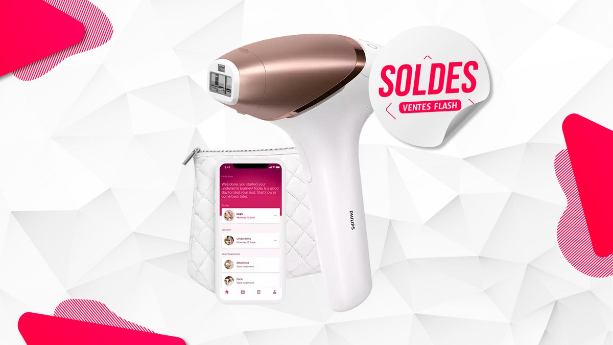 L'épilateur à lumière pulsée Philips Lumea 