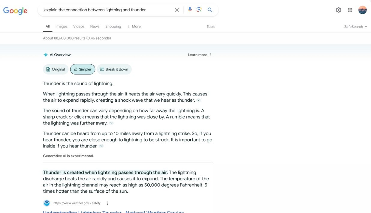 Une fonctionnalité prometteuse mais peu précise © Google