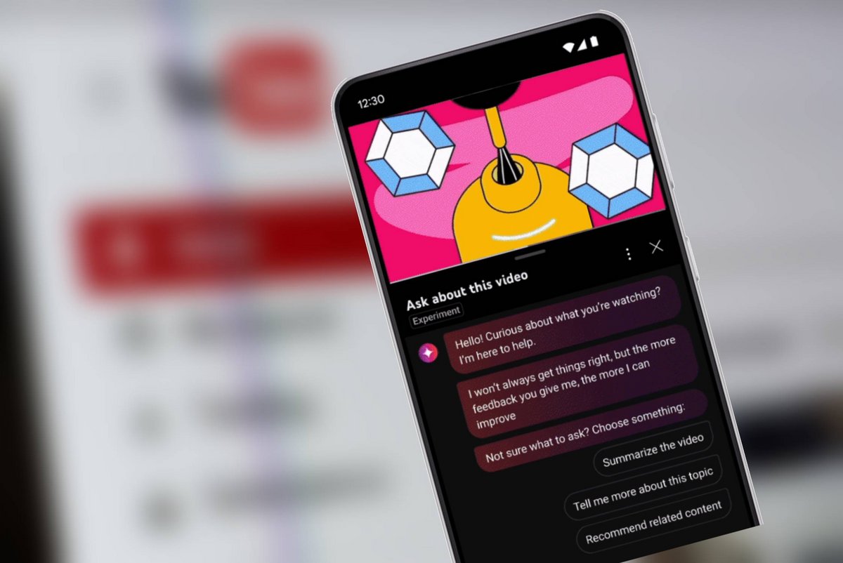 L'interface de discussion avec l'IA de Youtube © Corentin Béchade pour Clubic / Shutterstock