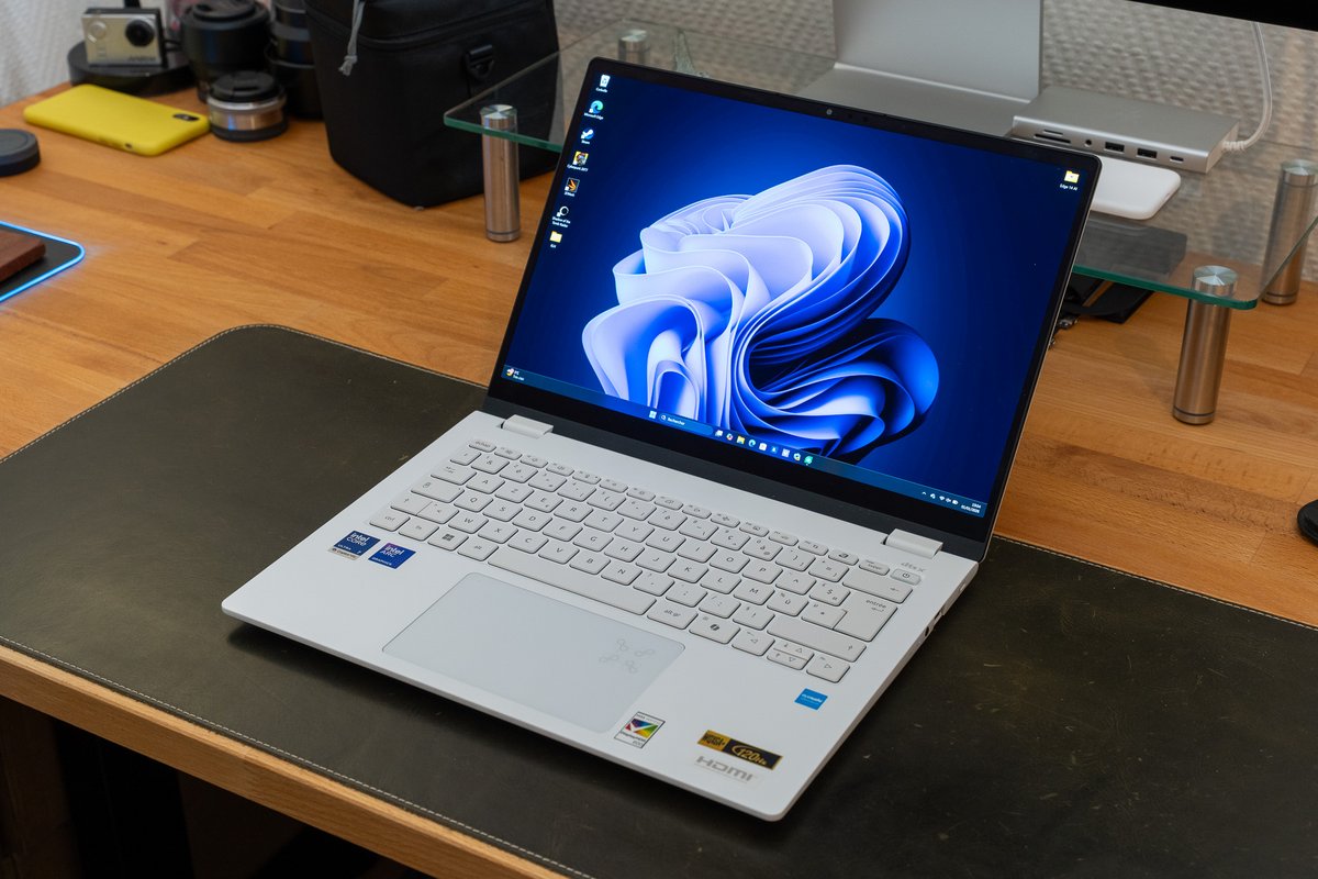 L'Acer Swift Edge 14 AI. © Nathan Le Gohlisse pour Clubic