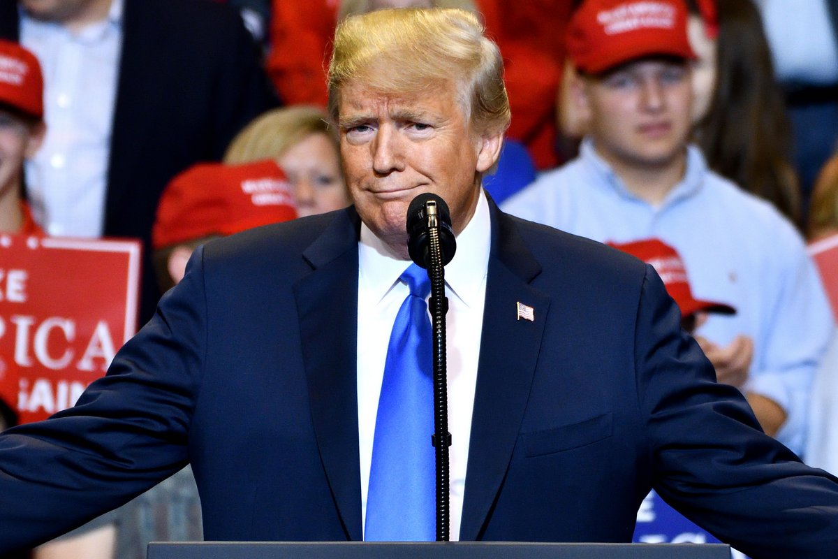 Donald Trump, lors d'un meeting © Evan El-Amin / Shutterstock