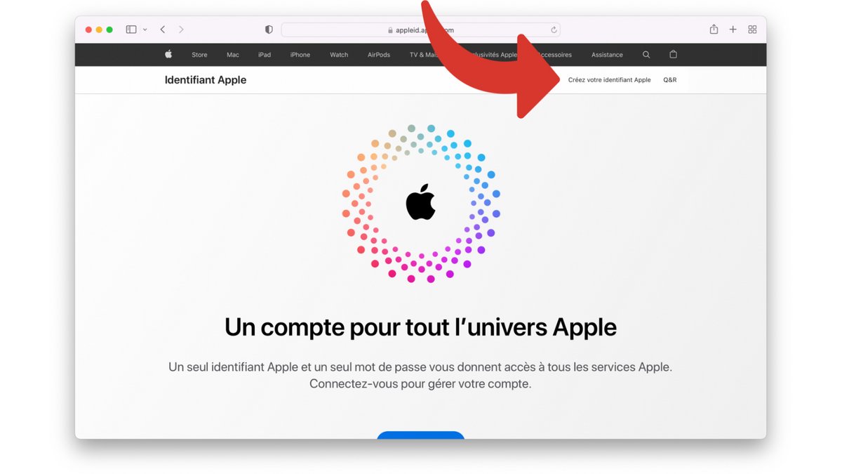 iCloud - Création de compte Web © Clubic.com