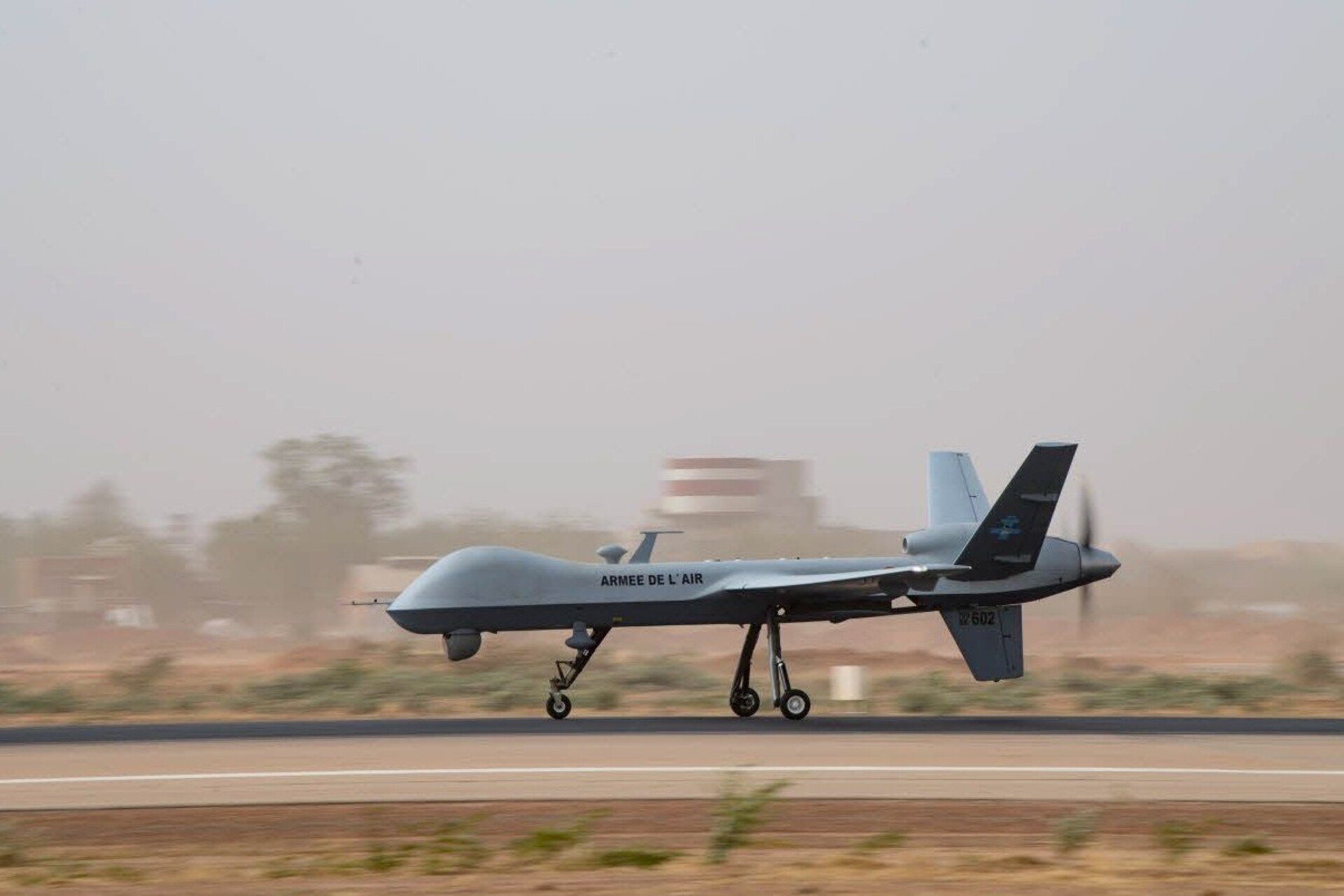 Le MQ-9 Reaper, drone MALE sur lequel la France compte beaucoup. © Olivier Le Comte / Défense / armée de l'Air et de l'Espace