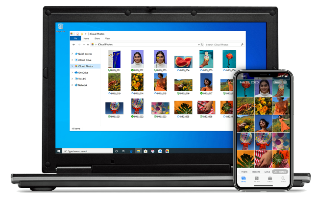 Windows iCloud photos