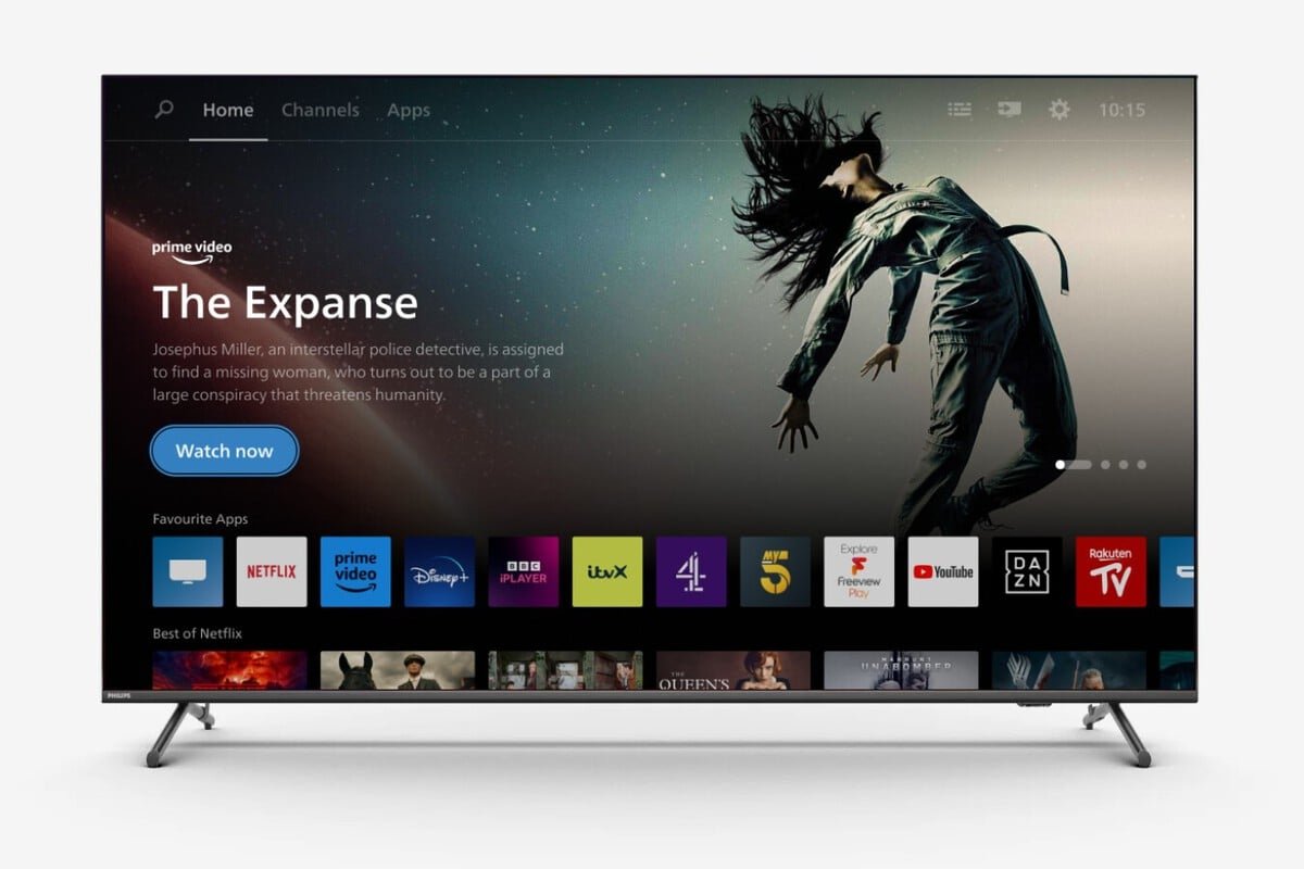 Titan OS sur un téléviseur Philips © Philips 