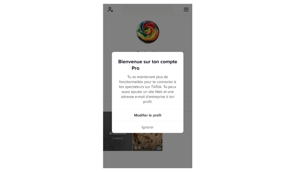 TikTok ComptePro3