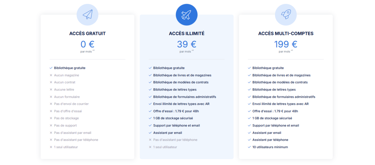 Deux abonnements sont disponibles. © Capture Startdoc