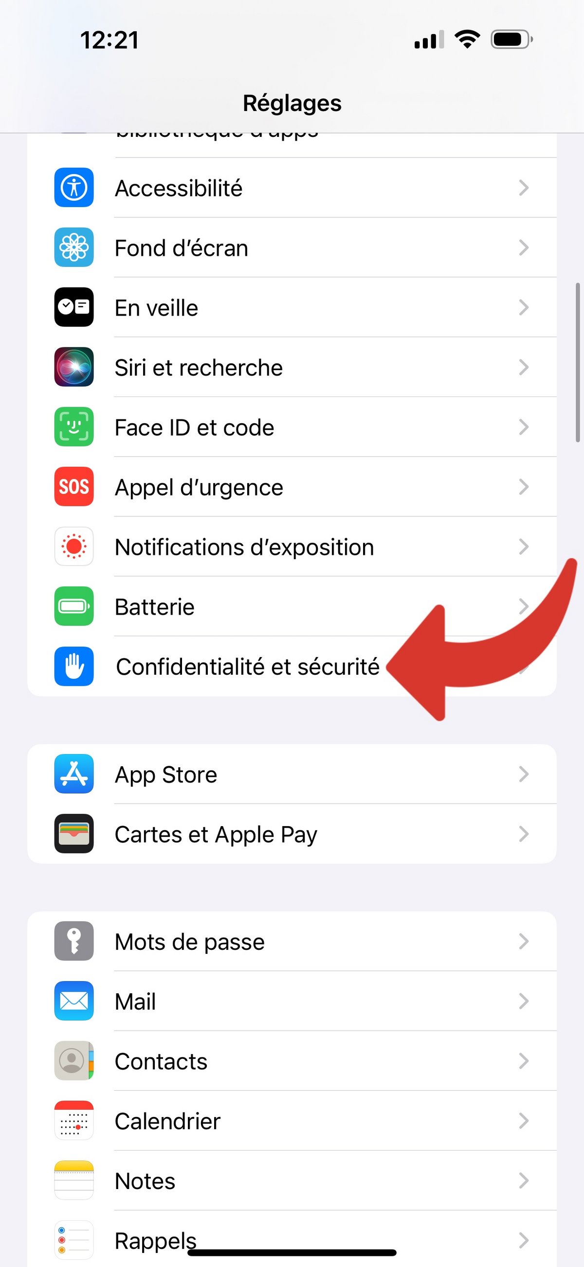 iOS 17 Avertissement photos