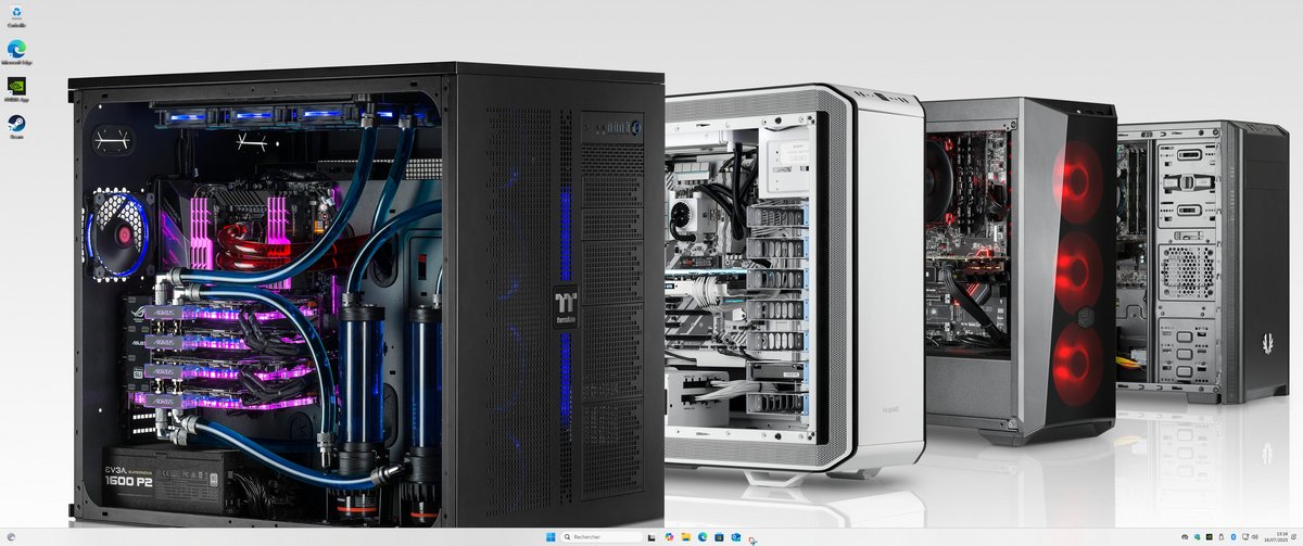 Au premier démarrage, il faut encore finaliser l'installation avant d'arriver sur ce bureau Windows 11. ©le Studio Clubic