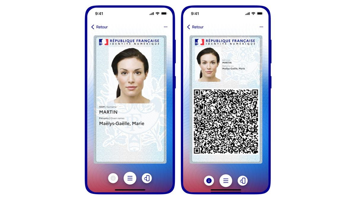 Un QR Code chiffré, mais inutile à l'accès en gare © France Identité