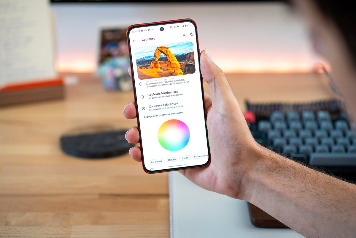 Nous pouvons choisir plusieurs modes de couleurs © Pierre Crochart pour Clubic