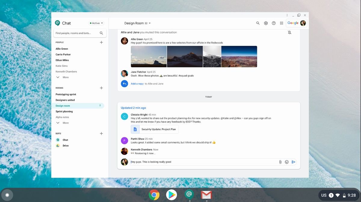 Google Chat PWA