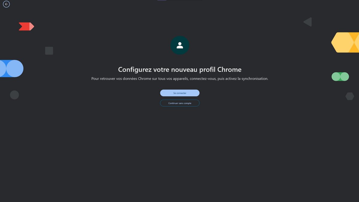 La création d'un nouveau profil sur Google Chrome