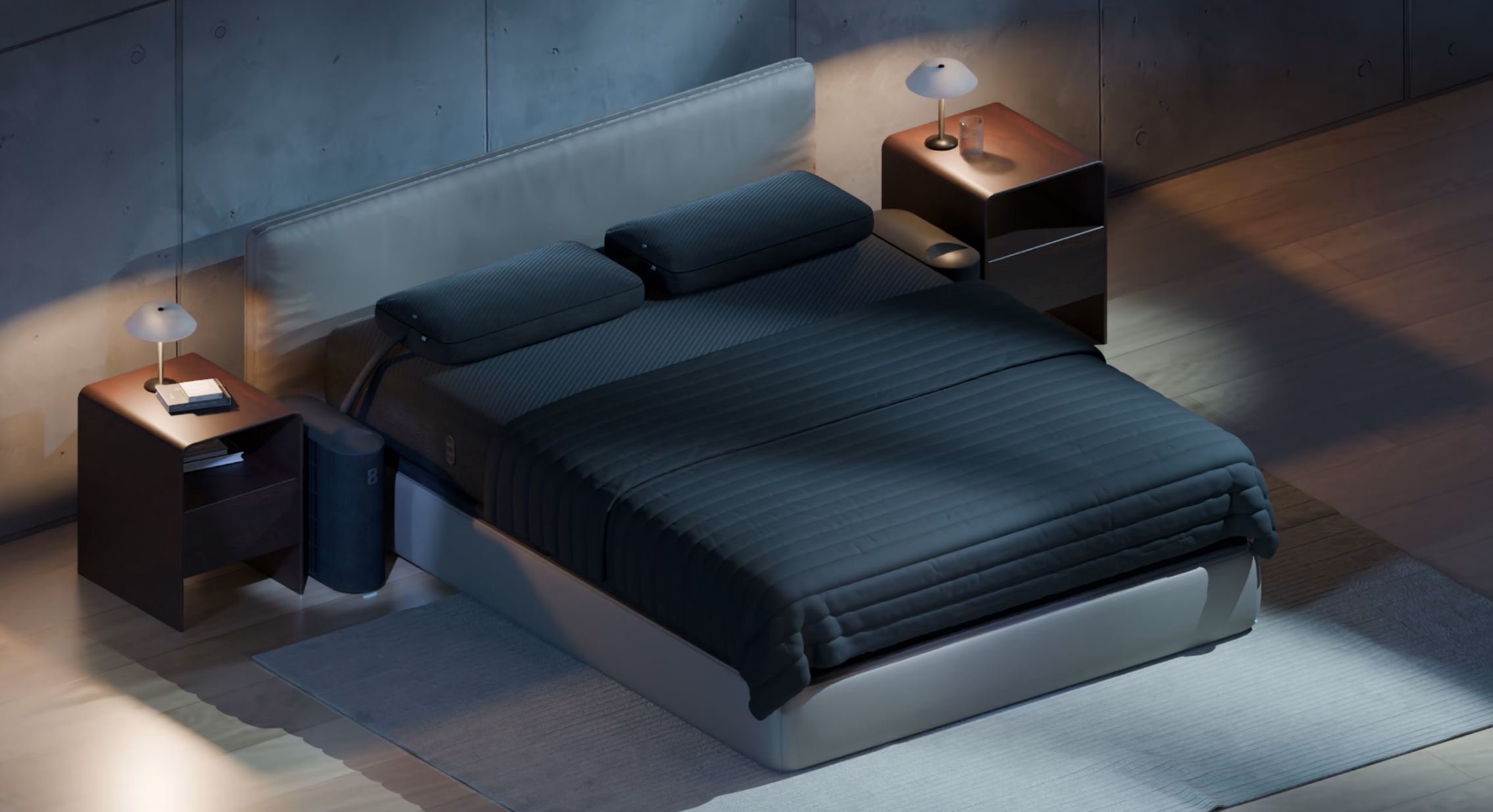 Le lit connecté signé Eight Sleep fait partie des victimes collatérales de la récente panne AWS. ©Eight Sleep